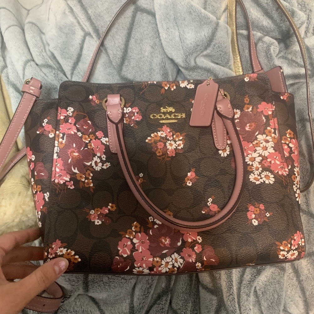 Cute Floral coach purse